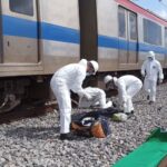 Na CCR Metrô Bahia, um simulado de resgate de vítima sob o trem